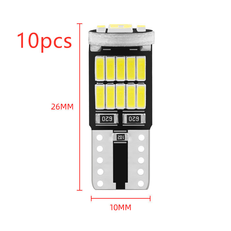 Ampoules LED T10 W5W 6000K – Veilleuse & Éclairage Intérieur Auto